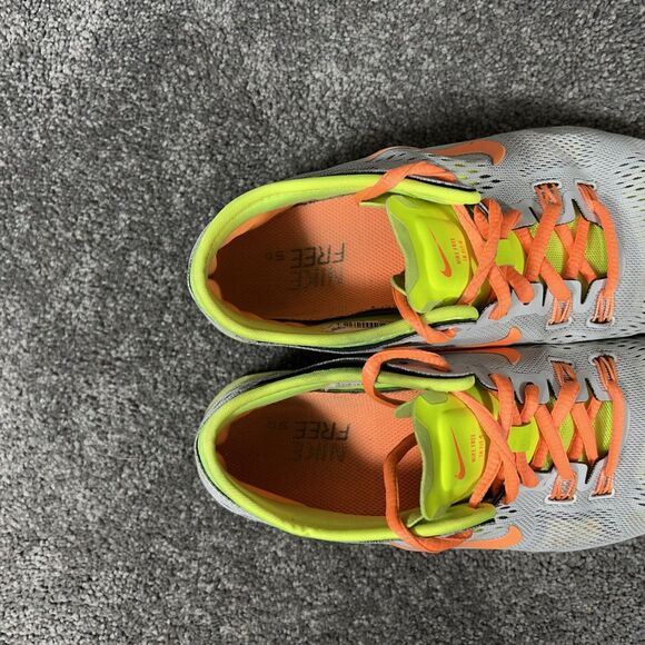 Nike Free 5.0 TR Fit 4 629496-003 Women’s Sz 7.5 Gray Neon Yellow Running Shoes - Picture 10 of 12
